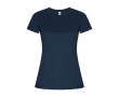 T-shirt technique en 50% polyester recyclé pour femme 135 g/m² Roly couleur bleu marine
