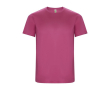 T-shirt technique en 50% polyester recyclé pour enfants 135 g/m² Roly couleur fuchsia