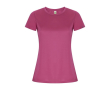 T-shirt technique en 50% polyester recyclé pour femme 135 g/m² Roly couleur fuchsia