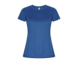 T-shirt technique en 50% polyester recyclé pour femme 135 g/m² Roly couleur bleu roi