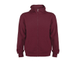 Sweat-shirt en coton et polyester unisexe avec capuche 280 g/m² Roly couleur bordeaux