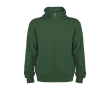 Sweat-shirt en coton et polyester unisexe avec capuche 280 g/m² Roly couleur vert bouteille