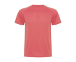 T-shirt technique enfant en tricot piqué en polyester 150 g/m² Roly couleur corail