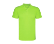 Polo technique en tricot piqué polyester pour homme 150 g/m² Roly couleur vert lime