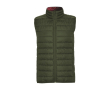 Gilet isolant en polyester avec effet duvet pour homme 290 g/m² Roly couleur vert militaire
