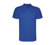 Polo technique pour enfant en tricot piqué polyester150 g/m² Roly couleur bleu roi