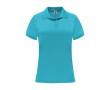 Polo technique en tricot piqué polyester 150 g/m² pour femme Roly couleur turquoise