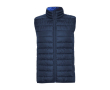 Gilet isolant en polyester avec effet duvet pour homme 290 g/m² Roly couleur bleu marine