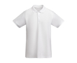 Polo 100% coton biologique en tricot piqué pour homme 210 g/m² Roly couleur blanc
