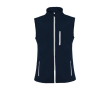 Gilet softshell en polyester et élasthanne unisexe 300 g/m² Roly couleur bleu marine