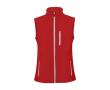 Gilet softshell en polyester et élasthanne unisexe 300 g/m² Roly couleur rouge