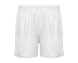 Short de sport 100% polyester pour enfants 140 g/m² Roly couleur blanc
