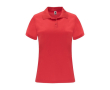 Polo technique en tricot piqué polyester 150 g/m² pour femme Roly couleur rouge