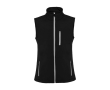 Gilet softshell en polyester et élasthanne unisexe 300 g/m² Roly couleur noir