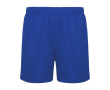 Short de sport 100% polyester unisexe 140 g/m² Roly couleur bleu roi