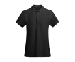 Polo 100% coton biologique en tricot piqué pour femme 210 g/m² Roly couleur noir