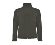 Veste softshell en polyester 3 couches unisexe 300 g/m² Roly couleur vert militaire
