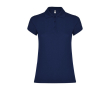 Polo en tricot piqué 100% coton pour femme 200 g/m² Roly couleur bleu marine