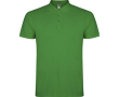 Polo homme en coton tricot piqué à manches courtes 200 g/m² Roly couleur vert tropical
