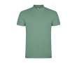 Polo homme en coton tricot piqué à manches courtes 200 g/m² Roly couleur vert olive
