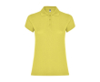 Polo en tricot piqué 100% coton pour femme 200 g/m² Roly couleur jaune