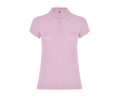 Polo en tricot piqué 100% coton pour femme 200 g/m² Roly couleur rose clair