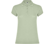 Polo en tricot piqué 100% coton pour femme 200 g/m² Roly couleur vert doux