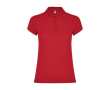 Polo en tricot piqué 100% coton pour femme 200 g/m² Roly couleur rouge