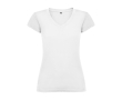 T-shirt 100% coton en tricot pour femme 155 g/m² Roly couleur blanc