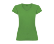 T-shirt 100% coton en tricot pour femme 155 g/m² Roly couleur vert tropical