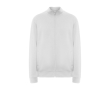 Pull à col roulé en coton et polyester unisexe 280 g/m² Roly couleur blanc
