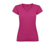 T-shirt 100% coton en tricot pour femme 155 g/m² Roly couleur fuchsia