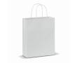 Sac moyen en papier certifié FSC fabriqué dans l'UE 90 g/m² couleur blanc