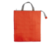 Sac isotherme avec intérieur en aluminium et fermeture zippée couleur rouge