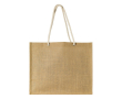 Sac en jute avec anses en corde de coton avec capacité de 8 kg couleur naturel