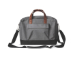 Mallette pour ordinateur portable avec multiples poches de rangement couleur noir/gris