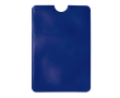 Porte-cartes flexible en plusieurs couleurs avec protection RFID couleur bleu foncé