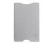 Porte-cartes rigide en plusieurs couleurs avec protection RFID couleur argenté