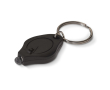 Porte-clés en plusieurs couleurs en forme de losange avec lampe couleur noir
