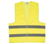 Gilet de sécurité jaune avec 2 bandes réfléchissantes pour adulte couleur jaune
