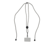 Lanière pour téléphone avec cordon ajustable en plusieurs couleurs couleur gris clair