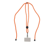 Lanière pour téléphone avec cordon ajustable en plusieurs couleurs couleur orange