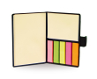 Bloc-notes avec différents formats et couleurs de bandes adhésives couleur noir