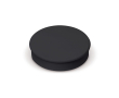 Grand aimant rond classique en plastique pour personnalisation couleur noir