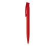 Stylo en plastique de couleurs avec finition soft-touch couleur rouge