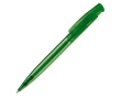 Stylo en plastique transparent entièrement coloré fabriqué dans l'UE couleur vert transparent