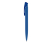 Stylo en plastique de couleurs avec finition soft-touch couleur bleu