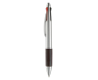 Stylo multifonction 4 en 1 avec poignée colorée couleur noir