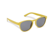Lunettes de soleil en paille de blé de différentes couleurs UV400 couleur jaune