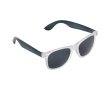 Lunettes de soleil néon avec montures effet glacé protection UV400 couleur noir transparent